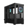 Fractal Design Pop Mini Air RGB   Black TG Clear Tint, mATX, Mini ITX, Power supply included No