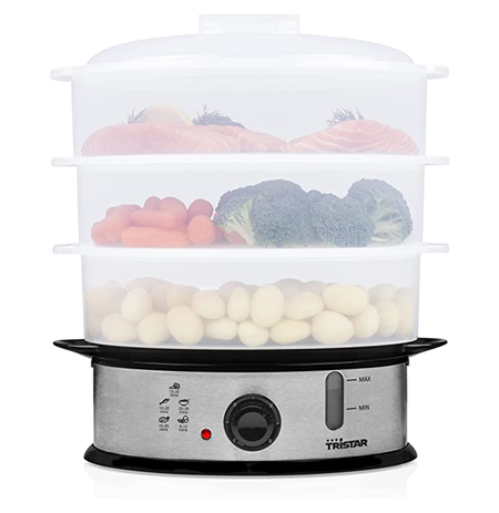 Tristar Food Steamer VS-3914 Silver, 1200 W, Capacity 11 L, Number of baskets 3