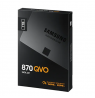 Samsung SSD 870 QVO 1000 GB, SSD form factor 2.5", SSD interface SATA III, Write speed 530 MB/s, Read speed 560 MB/s