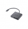 Dell | Adapter | USB-C to HDMI/DP with Power Pass-Through | Black | USB-C Male | HDMI Female