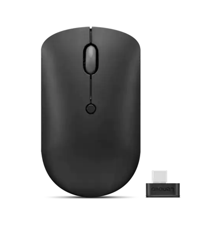 Lenovo Wireless Compact Mouse 400 Black, 2.4G Wireless via USB-C receiver