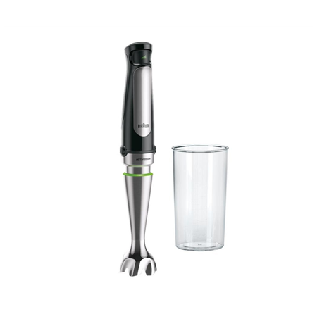 Braun Hand Blender MQ7000X MultiQuick Immersion Hand Blender, 1000 W, Black/Stainless Steel