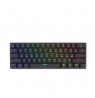 SAVIO Mechanical Keyboard BLACKOUT Blue (Outemu Blue), black