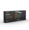 SAVIO Mechanical Keyboard BLACKOUT Blue (Outemu Blue), black