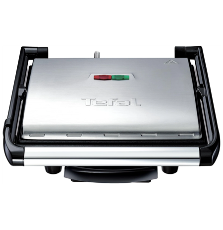TEFAL SuperGrill GC241D38 Electric Grill, 2000 W, Stainless Steel/Black