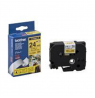 Brother TZe-FX651 Flexible ID Laminated Tape Black on Yellow, TZe, 8 m, 2.4 cm