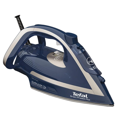TEFAL FV6872E0 Steam Iron, 2800 W, Water tank capacity 270 ml, Continuous steam 40 g/min, Blue/Silver