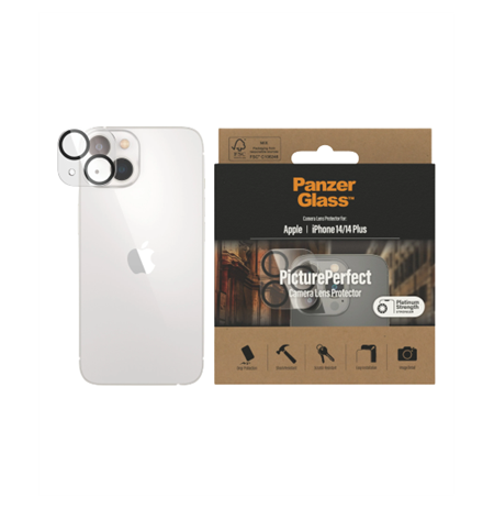 PanzerGlass Camera Lens Protection PicturePerfect Apple, iPhone 14/14 Plus, Glass, Transparent