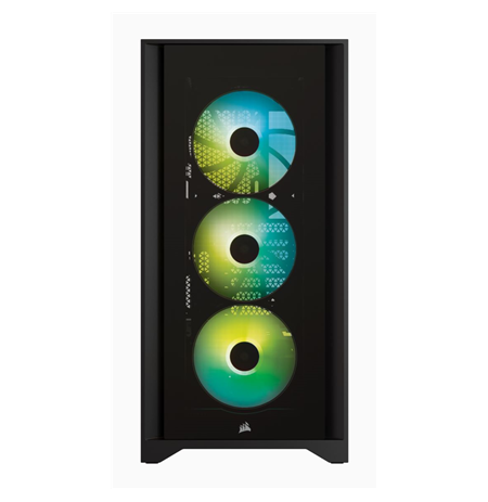 Corsair Tempered Glass Mid-Tower ATX Case iCUE 4000X RGB Side window