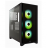 Corsair Tempered Glass Mid-Tower ATX Case iCUE 4000X RGB Side window