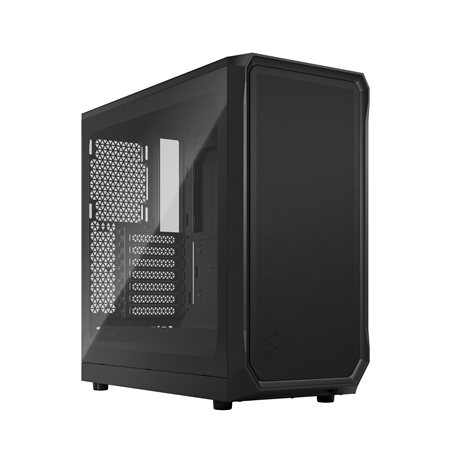 Fractal Design Focus 2  Black TG Clear Tint, Midi Tower, Power supply included No