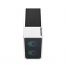 Fractal Design Focus 2 RGB White TG Clear Tint, Midi Tower, Power supply included No
