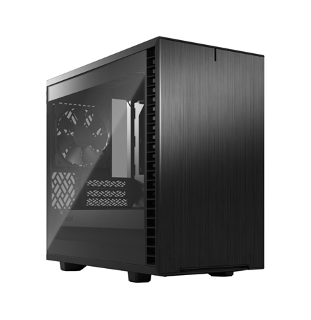 Fractal Design Define 7 Nano Black TG Light Tint, Mini ITX,  Mini-DTX, Power supply included No