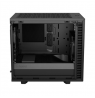 Fractal Design Define 7 Nano Black TG Light Tint, Mini ITX,  Mini-DTX, Power supply included No