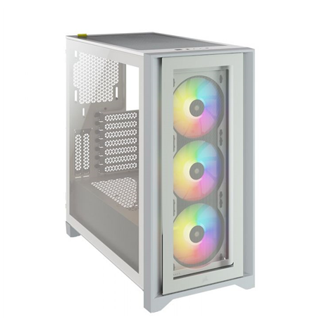 Corsair Tempered Glass Mid-Tower ATX Case iCUE 4000X RGB Side window