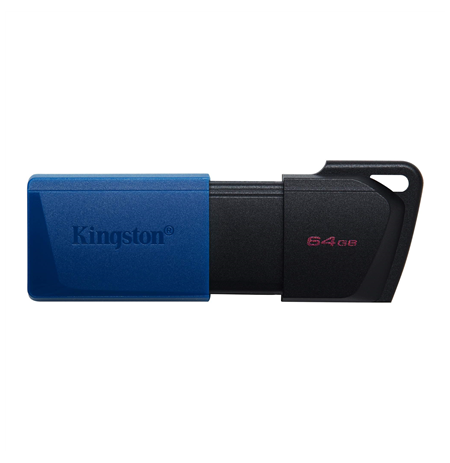 Kingston USB 3.2 Flash Drive DataTraveler Exodia M 64 GB, USB 3.2, Black/Blue