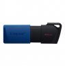 Kingston | USB 3.2 Flash Drive | DataTraveler Exodia M | 64 GB | USB Type-A | Black/Blue