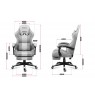 Gaming chair Huzaro Force 4.7 White Mesh