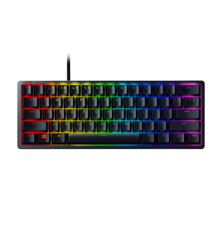 Razer Huntsman Mini  Optical Gaming Keyboard, RGB LED light, US, Black, Wired, Clicky Optical