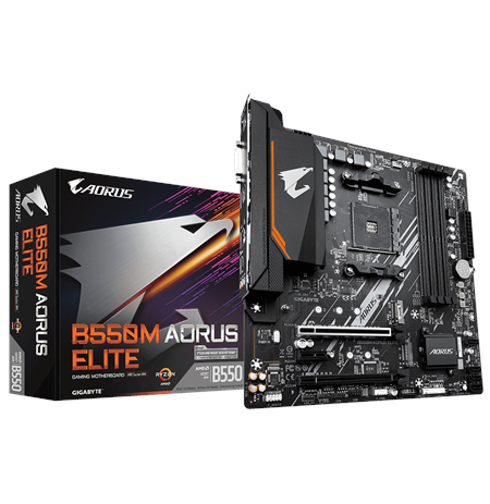 Gigabyte B550M AORUS ELITE 1.0 Processor family AMD