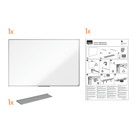 Magnetinė balta lenta Nobo Essence Steel 900x600mm (1905210)