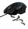 Žaidimų pelė Logitech G502 Hero, Laidinė, Juoda