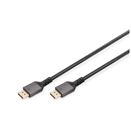 Digitus DisplayPort Connector Cable 1.4 	DB-340201-010-S Black, DP to DP, 1 m