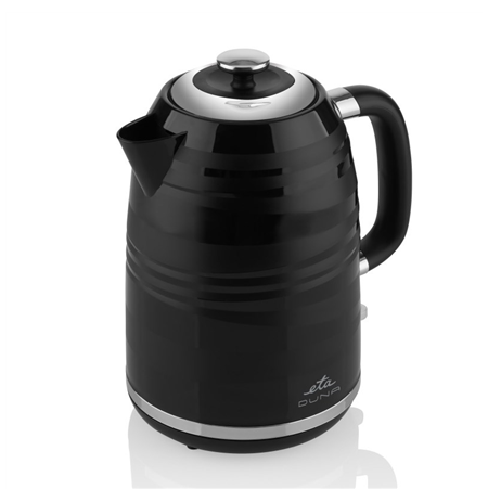 ETA Kettle ETA260590010 Duna Electric, 2200 W, 1.7 L, Plastic, 360° rotational base, Black