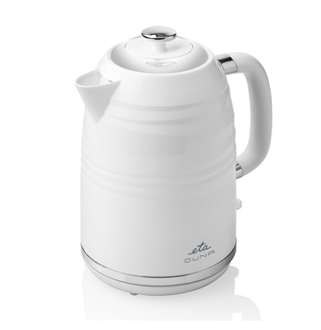 ETA Kettle ETA260590020 Duna Electric, 2200 W, 1.7 L, Plastic, 360° rotational base, White