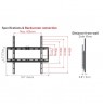 BARKAN E302.B 56" LCD, fiksuotas, sieninis, juodas