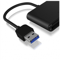 Raidsonic | ICY BOX | IB-CR301-U3 USB 3.0 External card reader | USB 3.0 Type-A | 3 x card reader slot: CF, SD, microSD