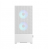 Fractal Design Pop Air RGB White TG Clear Tint, ATX, mATX, Mini ITX, Power supply included No