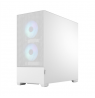 Fractal Design Pop Air RGB White TG Clear Tint, ATX, mATX, Mini ITX, Power supply included No