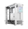 Fractal Design Pop Air RGB White TG Clear Tint, ATX, mATX, Mini ITX, Power supply included No