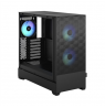 Fractal Design op Air RGB Black TG Clear Tint, ATX, mATX, Mini ITX, Power supply included No