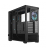 Fractal Design op Air RGB Black TG Clear Tint, ATX, mATX, Mini ITX, Power supply included No