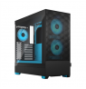 Fractal Design | Pop Air RGB | Side window | Cyan Core TG Clear Tint | ATX