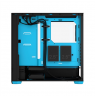 Fractal Design Pop Air RGB  Cyan Core TG Clear Tint, ATX, mATX, Mini ITX, Power supply included No