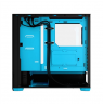 Fractal Design Pop Air RGB  Cyan Core TG Clear Tint, ATX, mATX, Mini ITX, Power supply included No
