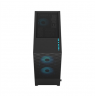 Fractal Design Pop Air RGB  Cyan Core TG Clear Tint, ATX, mATX, Mini ITX, Power supply included No