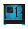 Fractal Design Pop Air RGB  Cyan Core TG Clear Tint, ATX, mATX, Mini ITX, Power supply included No