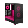 Fractal Design Pop Air RGB Magenta Core TG Clear Tint, ATX, mATX, Mini ITX, Power supply included No