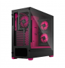 Fractal Design Pop Air RGB Magenta Core TG Clear Tint, ATX, mATX, Mini ITX, Power supply included No