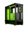Fractal Design Pop Air RGB Green Core TG Clear Tint, ATX, mATX, Mini ITX, Power supply included No