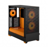 Fractal Design Pop Air RGB Orange Core TG Clear Tint, ATX, mATX, Mini ITX, Power supply included No