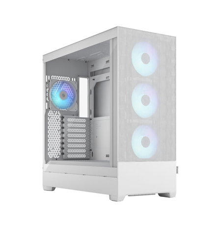 Fractal Design Pop XL Air RGB White TG Clear Tint, E-ATX up to 280 mm, ATX , mATX, Mini ITX, Power supply included No