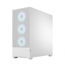 Fractal Design Pop XL Air RGB White TG Clear Tint, E-ATX up to 280 mm, ATX , mATX, Mini ITX, Power supply included No