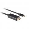 Lanberg USB-C to DisplayPort Cable, 3 m 4K/60Hz, Black