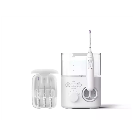 Philips Oral Irrigator HX3911/40 Sonicare Power Flosser 7000 600 ml, Number of heads 4, White