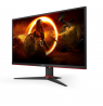 AOC Monitor Q27G2E/BK 27 ", VA, QHD, 2560 x 1440, 16:9, 1 ms, 250 cd/m², Black/Red, 155 Hz, HDMI ports quantity 2